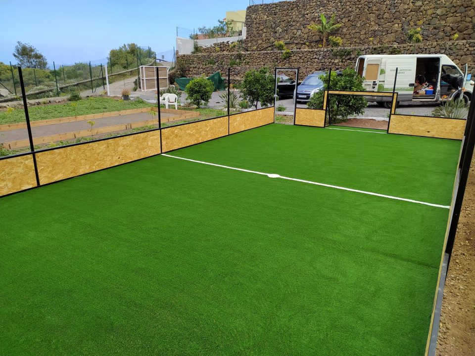 Cancha multideportiva - trabajos Ecotec